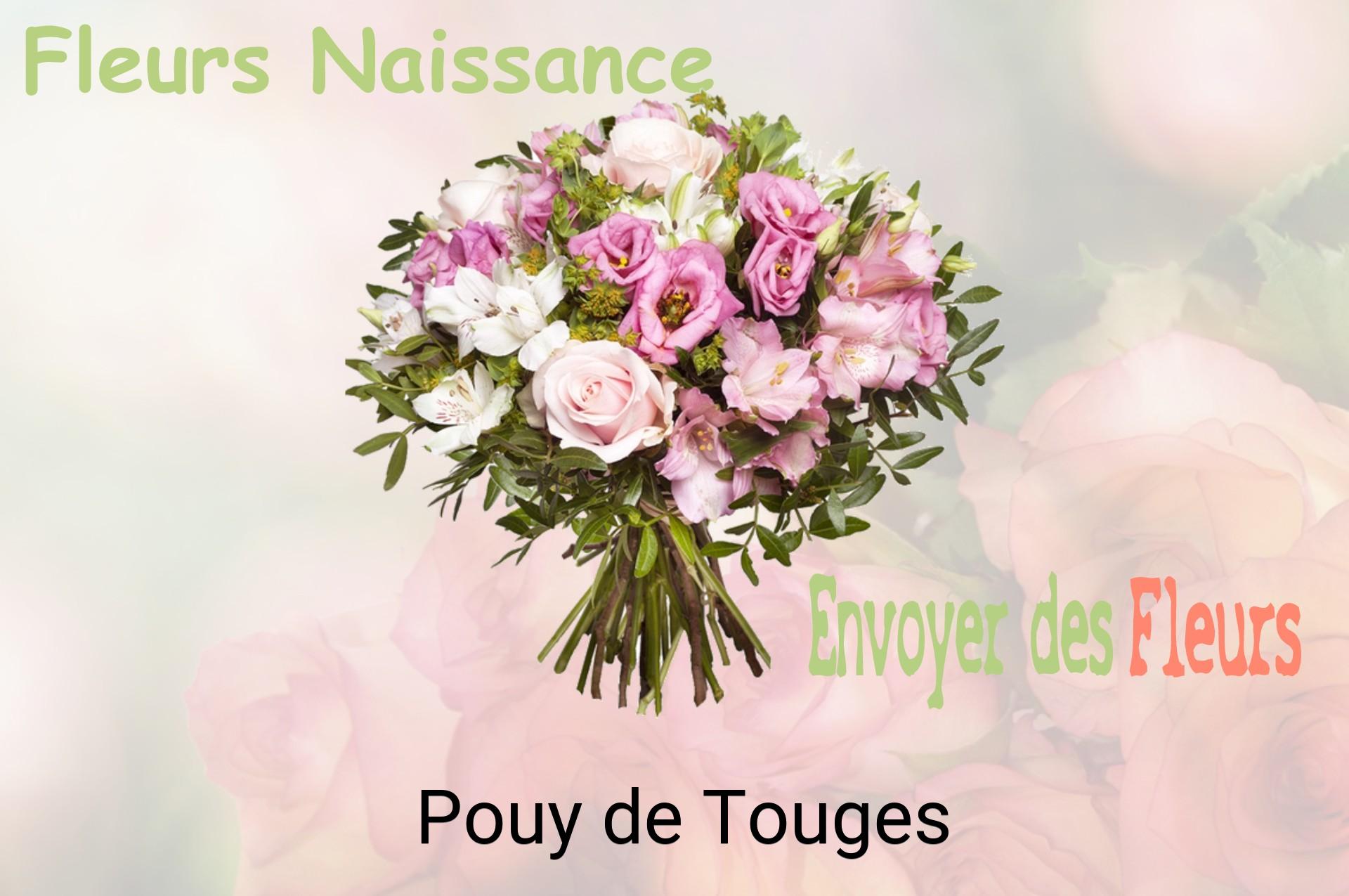 Bouquet de fleurs de naissance livré à Pouy-de-Touges