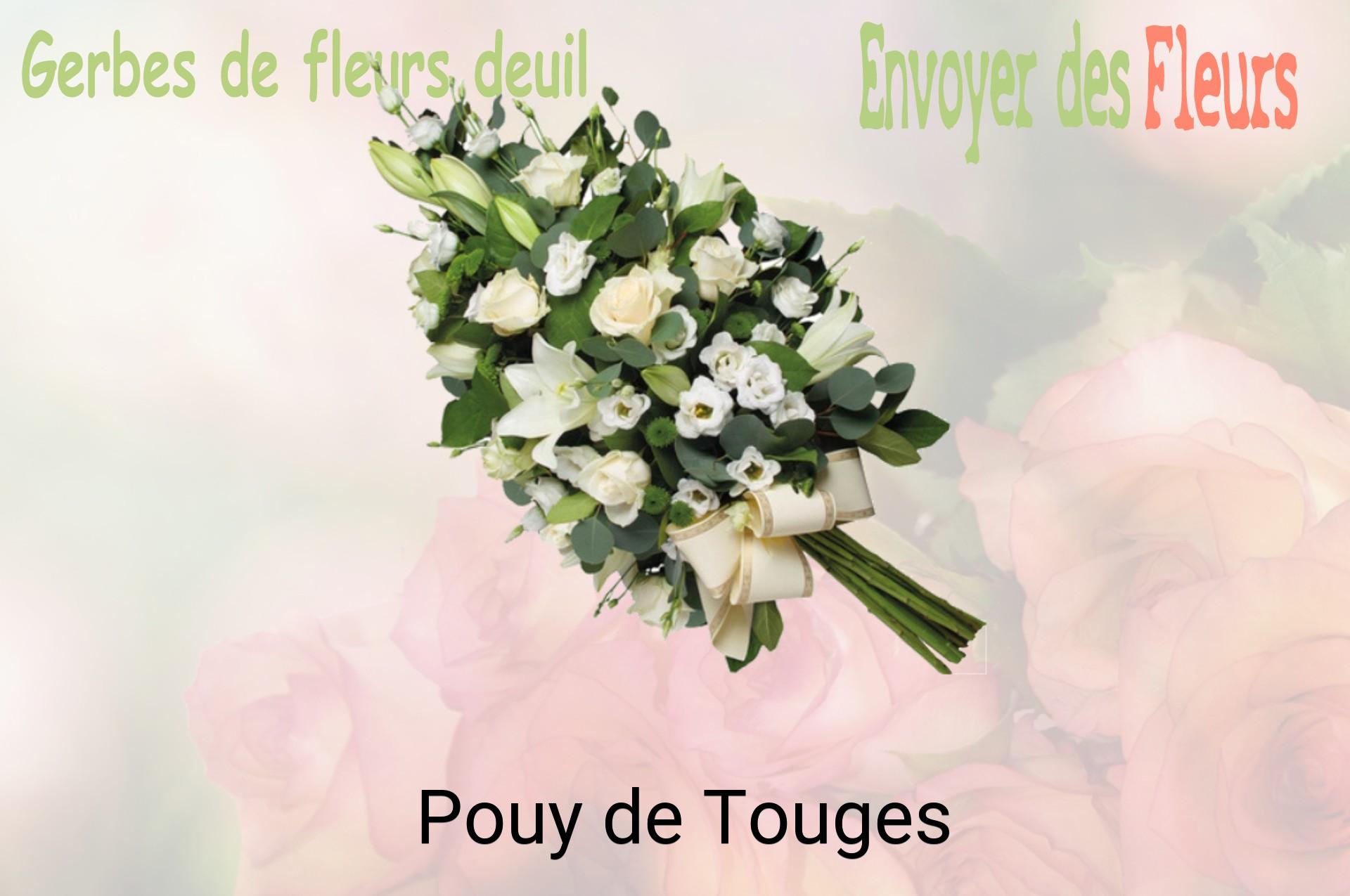 Gerbe de fleurs de deuil livrée à Pouy-de-Touges